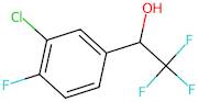 1-(3-Chloro-4-fluorophenyl)-2,2,2-trifluoroethan-1-ol