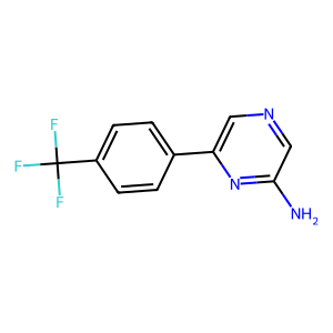 6-(4-(Trifluoromethyl)phenyl)pyrazin-2-amine