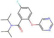 5-Fluoro-N,N-diisopropyl-2-(pyrimidin-5-yloxy)benzamide