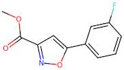 Methyl 5-(3-fluorophenyl)isoxazole-3-carboxylate