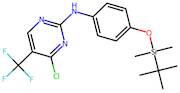 N-(4-((tert-Butyldimethylsilyl)oxy)phenyl)-4-chloro-5-(trifluoromethyl)pyrimidin-2-amine