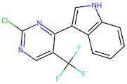 3-(2-Chloro-5-(trifluoromethyl)pyrimidin-4-yl)-1H-indole