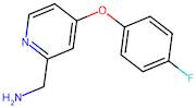 (4-(4-Fluorophenoxy)pyridin-2-yl)methanamine