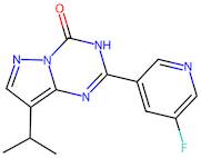 2-(5-Fluoropyridin-3-yl)-8-isopropylpyrazolo[1,5-a][1,3,5]triazin-4(3H)-one