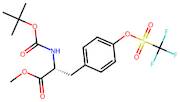 (R)-methyl 2-((tert-butoxycarbonyl)amino)-3-(4-(((trifluoromethyl)sulfonyl)oxy)phenyl)propanoate