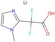 2,2-Difluoro-2-(1-methyl-1H-imidazol-2-yl)acetic acid, lithium salt