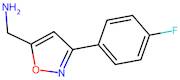 (3-(4-Fluorophenyl)isoxazol-5-yl)methanamine