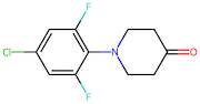 1-(4-Chloro-2,6-difluorophenyl)piperidin-4-one