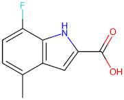 7-Fluoro-4-methyl-1H-indole-2-carboxylic acid