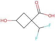 1-(Difluoromethyl)-3-hydroxycyclobutanecarboxylic acid