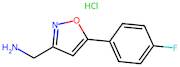 (5-(4-Fluorophenyl)isoxazol-3-yl)methanamine hydrochloride