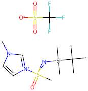 3-(N-(tert-Butyldimethylsilyl)-S-methylsulfonimidoyl)-1-methyl-1H-imidazol-3-ium trifluoromethan...