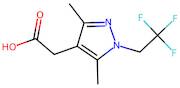 2-[3,5-dimethyl-1-(2,2,2-trifluoroethyl)-1h-pyrazol-4-yl]acetic acid