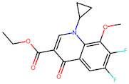 Ethyl 1-cyclopropyl-6,7-difluoro-8-methoxy-4-oxo-1,4-dihydroquinoline-3-carboxylate