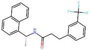 (R)-N-(1-(naphthalen-1-yl)ethyl)-3-(3-(trifluoromethyl)phenyl)propanamide