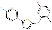 2-(4-Fluorophenyl)-5-[(5-iodo-2-methylphenyl) methyl]thiophene