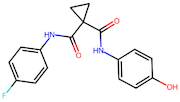 N-(4-Fluorophenyl)-N'-(4-hydroxyphenyl)cyclopropane-1,1-dicarboxamide