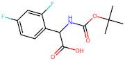 2-((tert-Butoxycarbonyl)amino)-2-(2,4-difluorophenyl)acetic acid