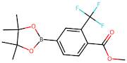 Methyl 4-(4,4,5,5-tetramethyl-1,3,2-dioxaborolan-2-yl)-2-(trifluoromethyl)benzoate