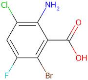 2-Amino-6-bromo-3-chloro-5-fluorobenzoic acid