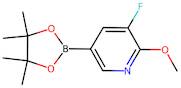 3-Fluoro-2-methoxy-5-(4,4,5,5-tetramethyl-1,3,2-dioxaborolan-2-yl)pyridine