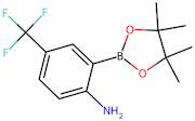 2-(4,4,5,5-Tetramethyl-1,3,2-dioxaborolan-2-yl)-4-(trifluoromethyl)aniline