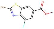 Methyl 2-bromo-4-fluorobenzo[d]thiazole-6-carboxylate