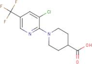 1-[3-Chloro-5-(trifluoromethyl)pyridin-2-yl]piperidine-4-carboxylic acid