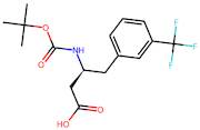 (S)-3-((tert-Butoxycarbonyl)amino)-4-(3-(trifluoromethyl)phenyl)butanoic acid