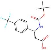 (S)-3-((tert-Butoxycarbonyl)amino)-3-(4-(trifluoromethyl)phenyl)propanoic acid