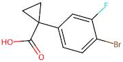 1-(4-Bromo-3-fluorophenyl)cyclopropanecarboxylic acid