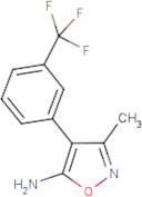 3-Methyl-4-[3-(trifluoromethyl)phenyl]isoxazol-5-amine