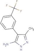 3-Methyl-4-[3-(trifluoromethyl)phenyl]-1H-pyrazol-5-amine