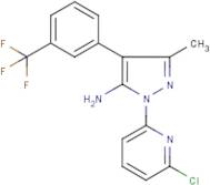 1-(6-Chloropyridin-2-yl)-3-methyl-4-[3-(trifluoromethyl)phenyl]-1H-pyrazol-5-amine