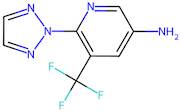 6-(2H-1,2,3-Triazol-2-yl)-5-(trifluoromethyl)pyridin-3-amine