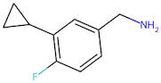 (3-Cyclopropyl-4-fluorophenyl)methanamine