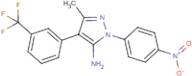 3-Methyl-1-(4-nitrophenyl)-4-[3-(trifluoromethyl)phenyl]-1H-pyrazol-5-amine