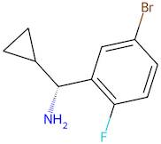 (R)-(5-Bromo-2-fluorophenyl)(cyclopropyl)methanamine