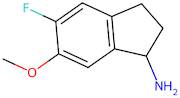 5-Fluoro-6-methoxy-2,3-dihydro-1H-inden-1-amine