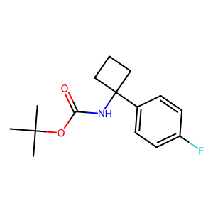 tert-Butyl (1-(4-fluorophenyl)cyclobutyl)carbamate