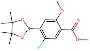 Methyl 5-fluoro-2-methoxy-4-(4,4,5,5-tetramethyl-1,3,2-dioxaborolan-2-yl)benzoate