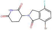 3-(7-Bromo-4-fluoro-1-oxoisoindolin-2-yl)piperidine-2,6-dione