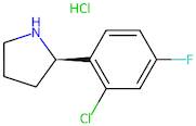 (R)-2-(2-Chloro-4-fluorophenyl)pyrrolidine hydrochloride