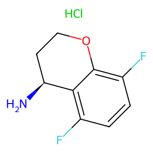 (4S)-5,8-Difluoro-3,4-dihydro-2H-1-benzopyran-4-amine hydrochloride