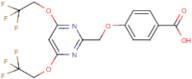 4-[4,6-Bis(2,2,2-trifluoroethoxy)pyrimidin-2-yl)methoxyl]benzoic acid