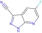 5-Fluoro-1H-pyrazolo[3,4-b]pyridine-3-carbonitrile