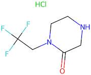 1-(2,2,2-Trifluoroethyl)piperazin-2-one hydrochloride