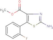 Methyl 2-amino-5-(2-fluorophenyl)-1,3-thiazole-4-carboxylate