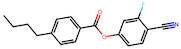 4-Cyano-3-fluorophenyl 4-butylbenzoate