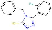 4-Benzyl-5-(2-fluorophenyl)-4H-1,2,4-triazole-3-thiol